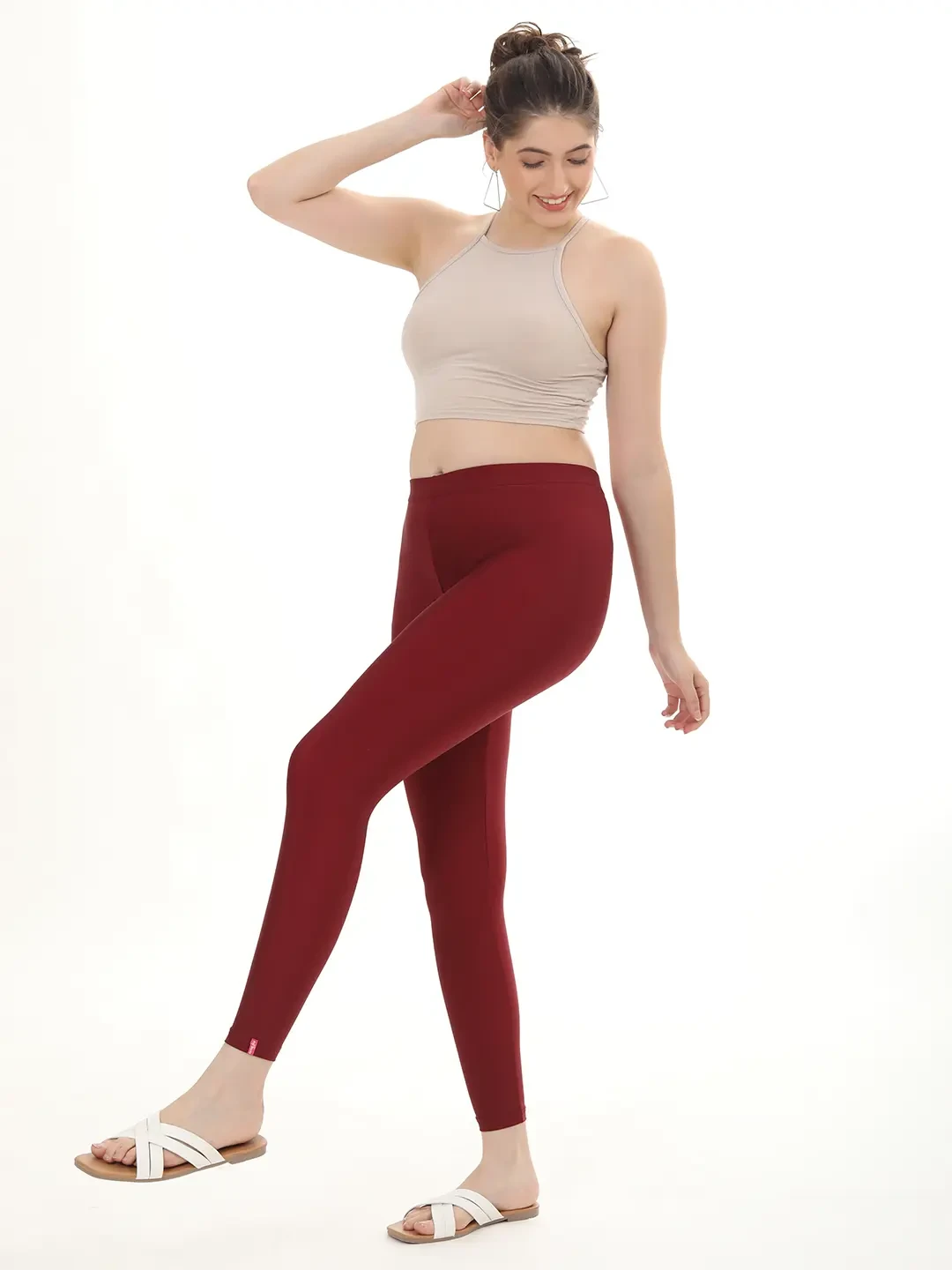 Flybirds Leggings French Wine - Shimmer